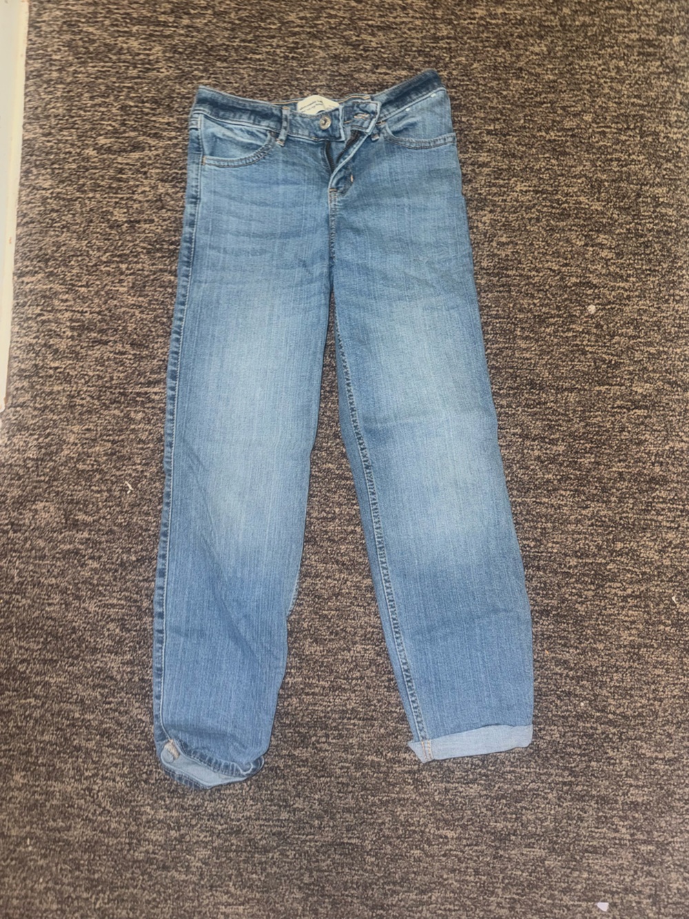 abercrombie kids light blue skinny jeans